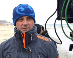Viorel Sergovici at outdoor film set discusses Romanian incentives